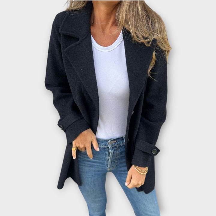 Maria | Manteau Classique Décontracté avec Boutons Frontaux