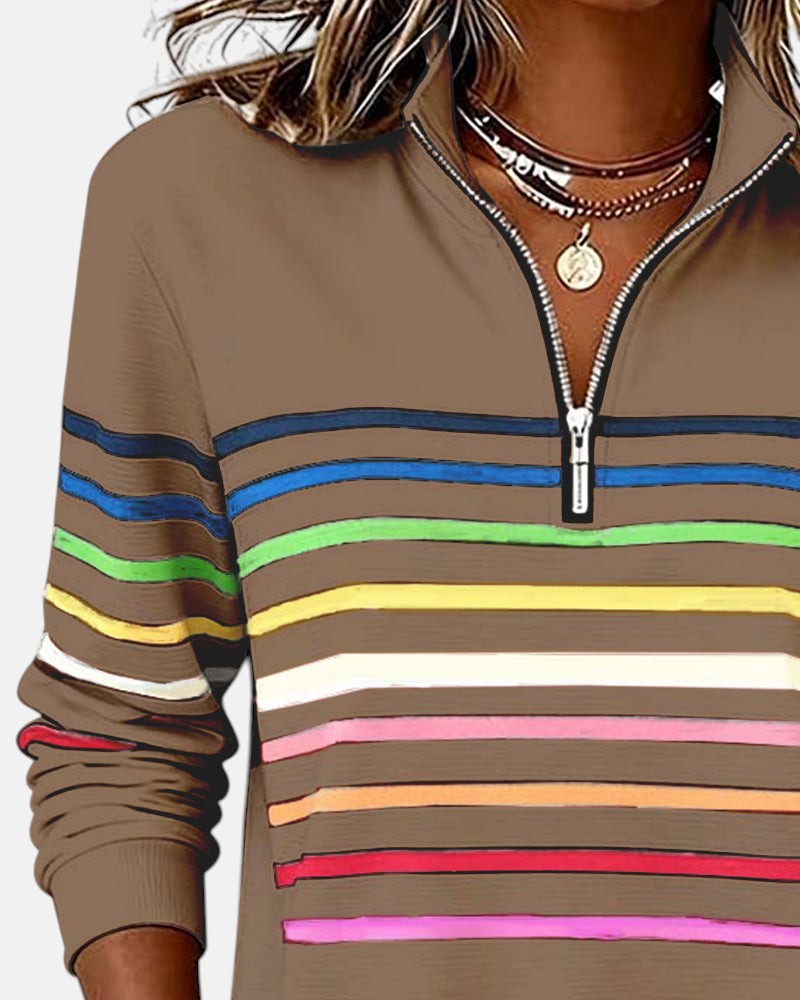 Élara | Pull décontracté avec confort et style coloré pour chaque jour