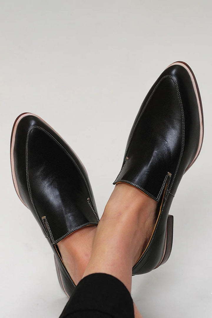 Thalia | Mocassins Minimalistes Sculptés