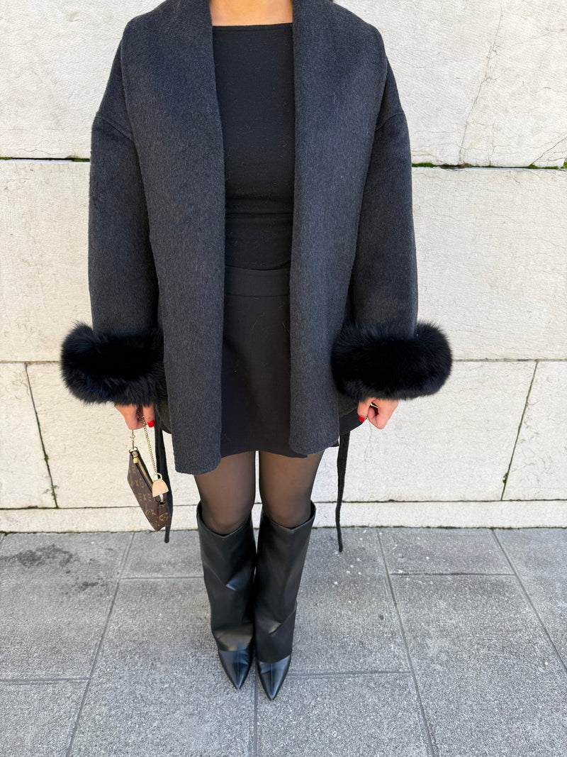Noridale | Manteau Élégant En Velours Sur Mesure