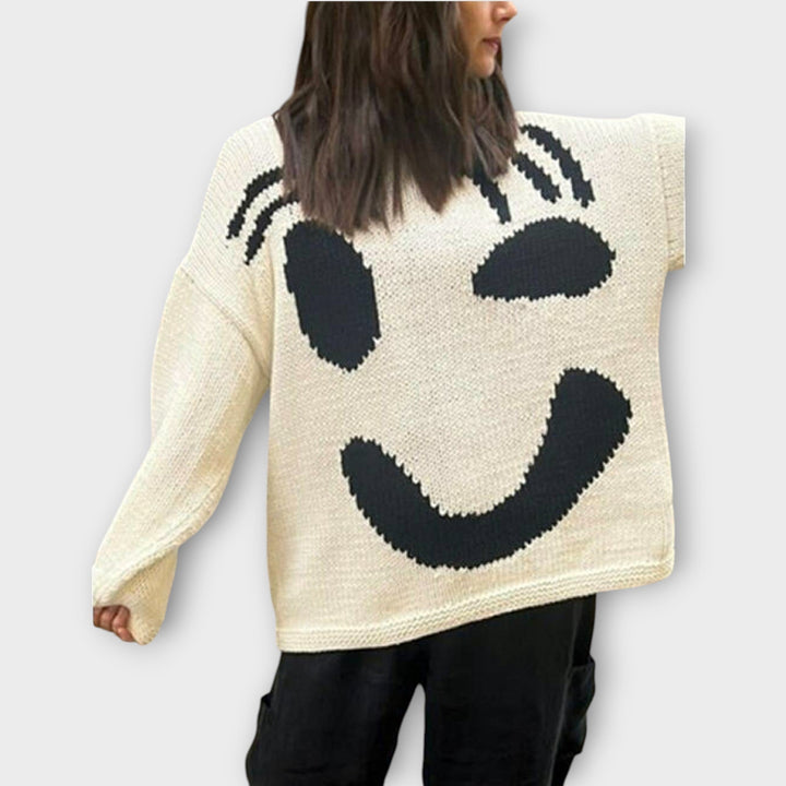 Kirs | Pull en Maille Abstrait Fait à la Main