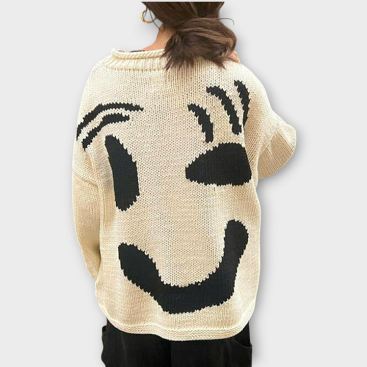 Kirs | Pull en Maille Abstrait Fait à la Main