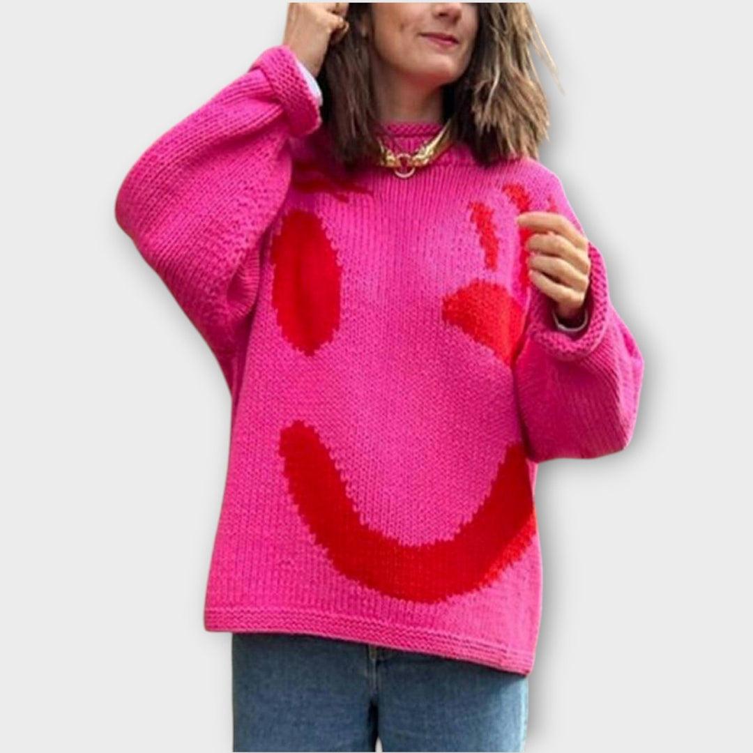 Kirs | Pull en Maille Abstrait Fait à la Main