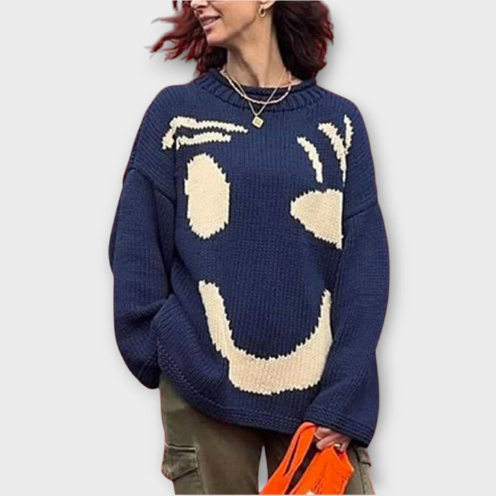 Kirs | Pull en Maille Abstrait Fait à la Main