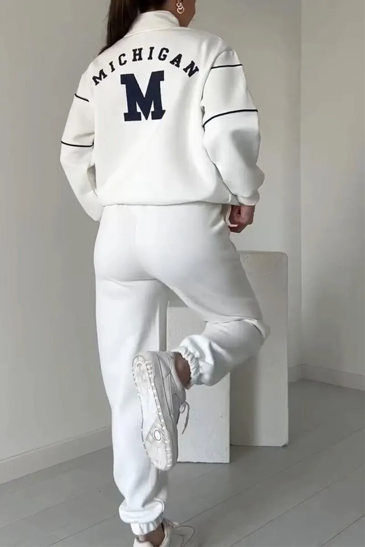 Desiree | Ensemble de détente sportif avec zip