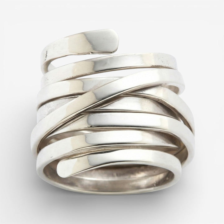 Bliss | Bague en Argent Épais Vintage
