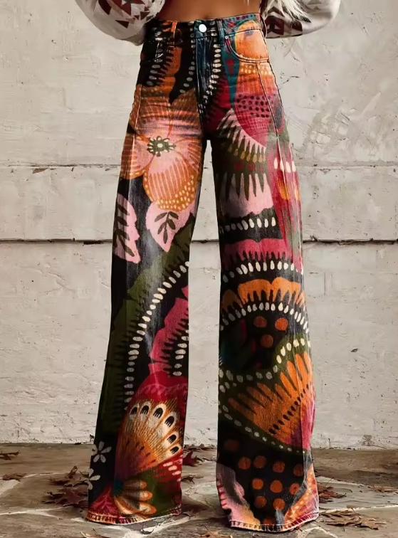 Luna | Pantalons Boho Vintage Élégants