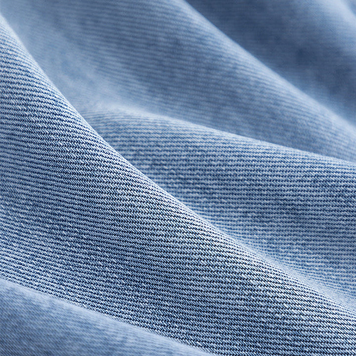 Rute | Veste en Denim Patchwork avec Revers