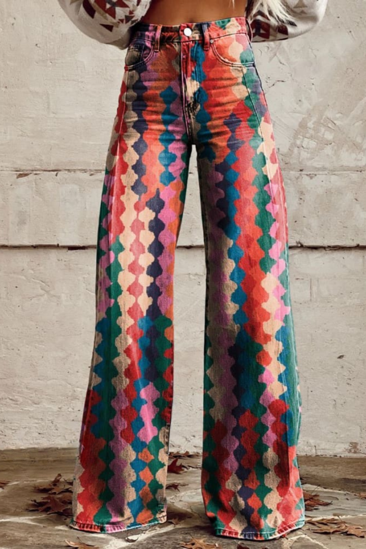 Margot | Pantalons Boho Vintage Élégants
