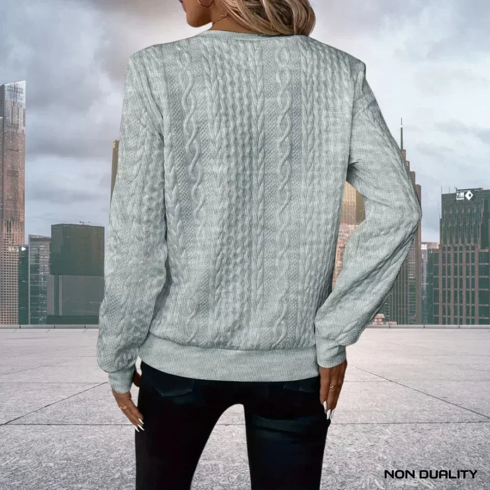 Lia | Pull Zippé Non-Dualité