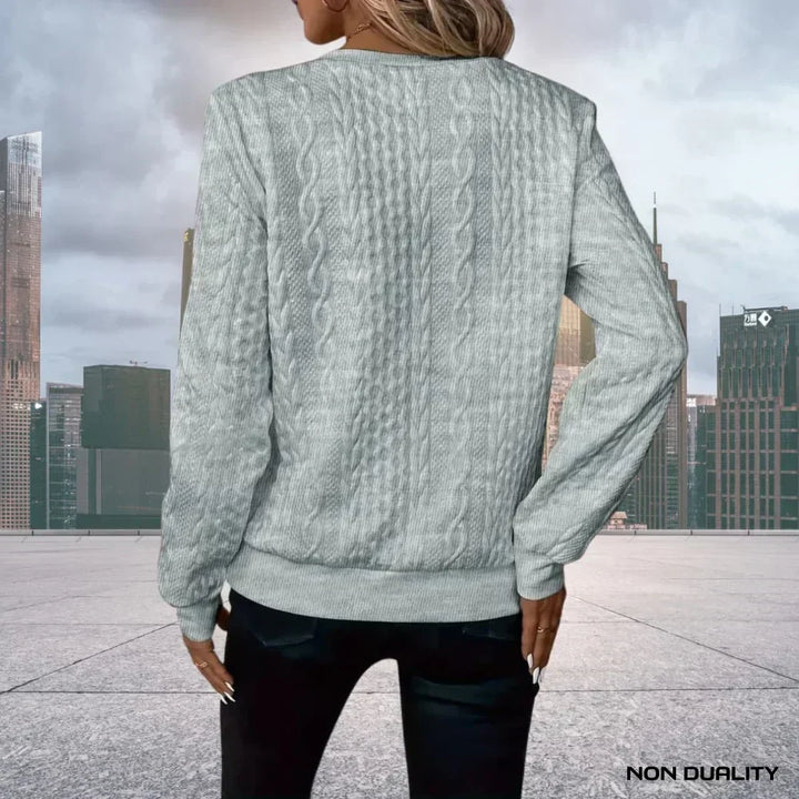 Lia | Pull Zippé Non-Dualité