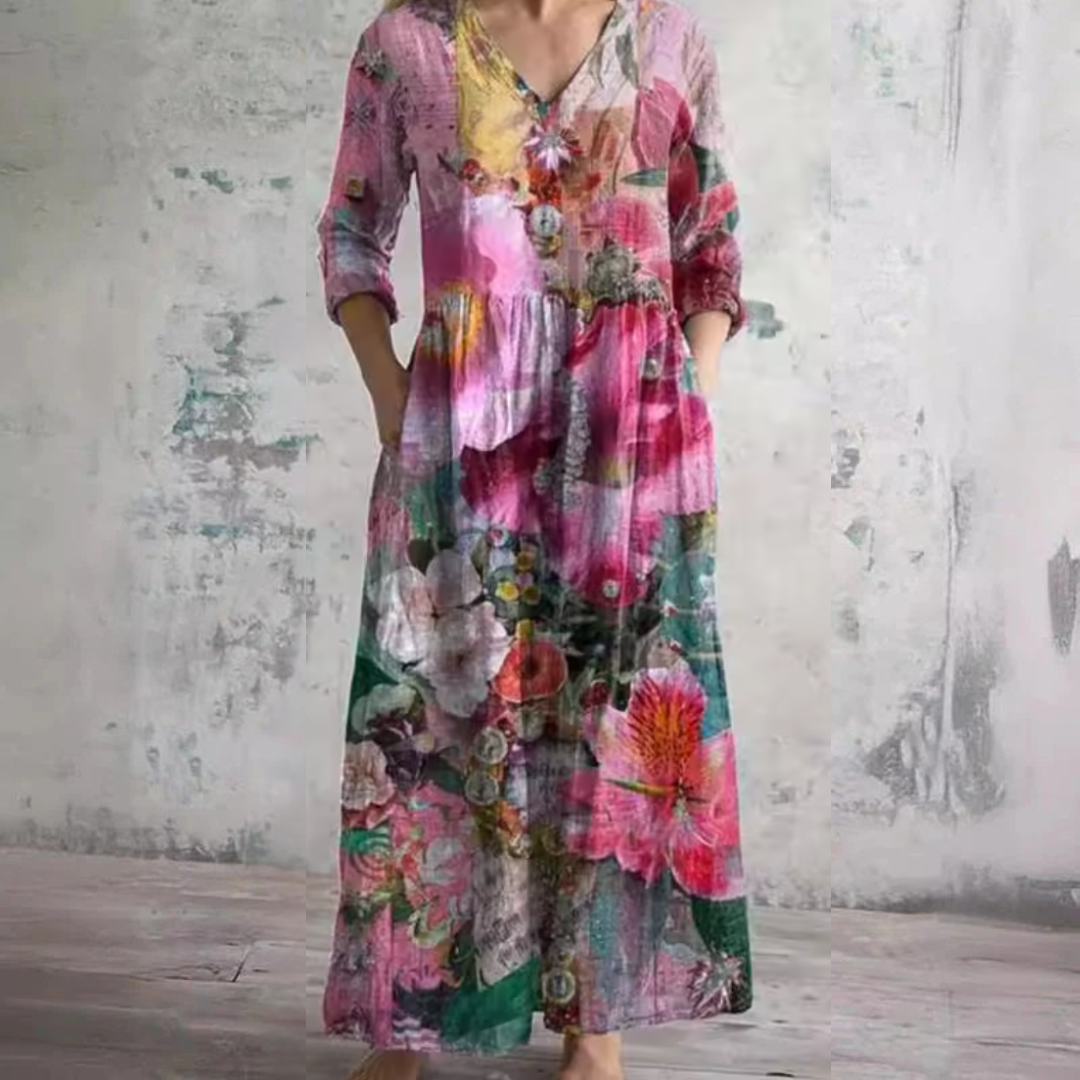 Lynn | Robe d'Été Fleurie