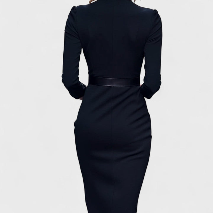 Camille | La Robe Maxi Power Ceinturée
