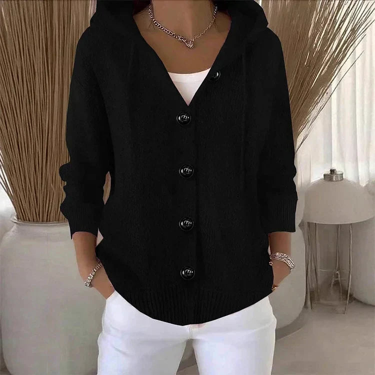 Tita | Cardigan uni à manches longues pour femmes