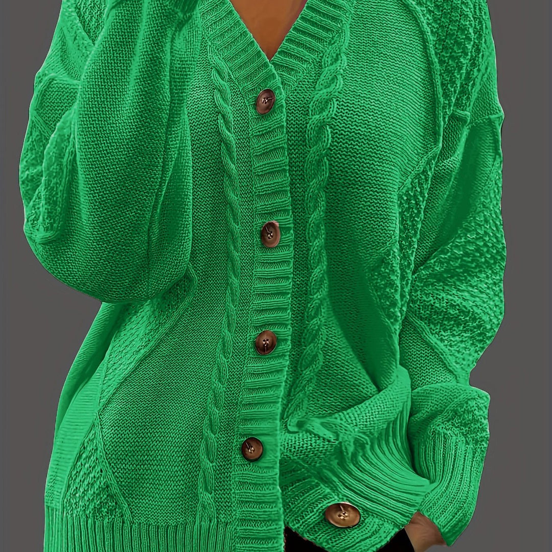 Florine | Pull Doux à Motif Floral Torsadé