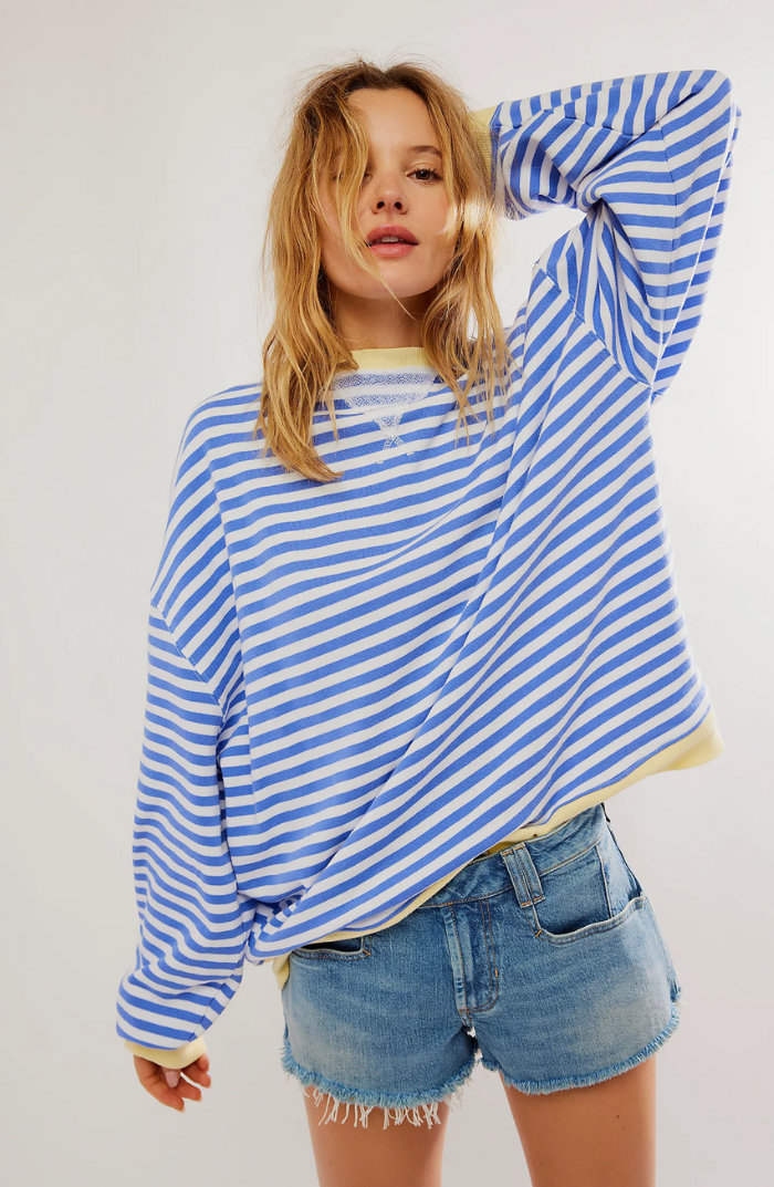 Linda | Pull Oversize à Rayures