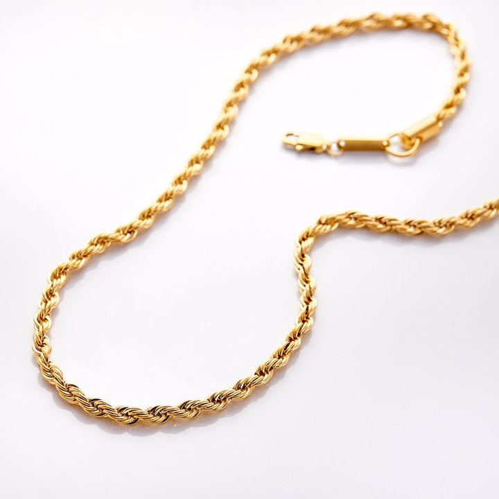 Hélène | Collier doré avec décoration ponctuée