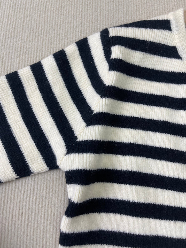 Mylah | Cardigan Rayé Élégant