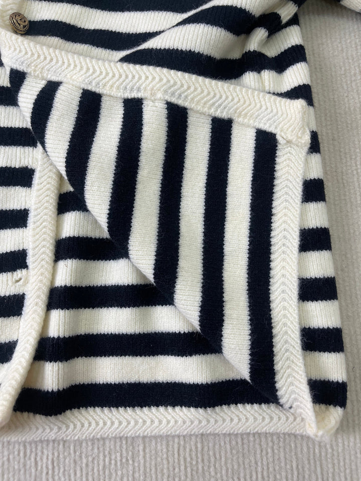 Mylah | Cardigan Rayé Élégant
