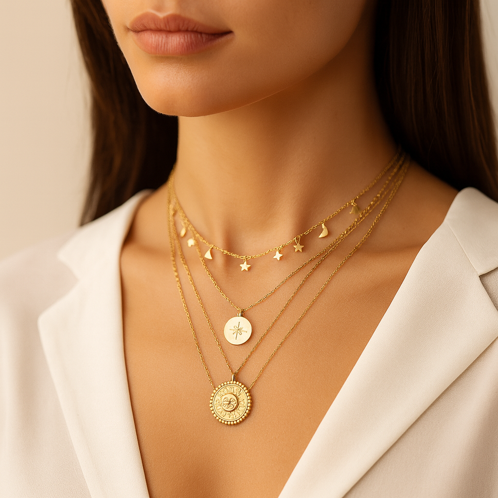 Sophie | Collier multilayer en argent