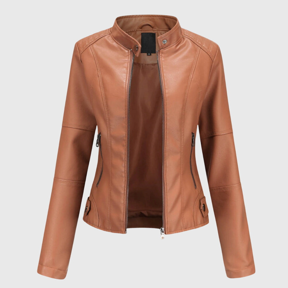 Giorgina | Veste en Cuir Élégante pour Femmes
