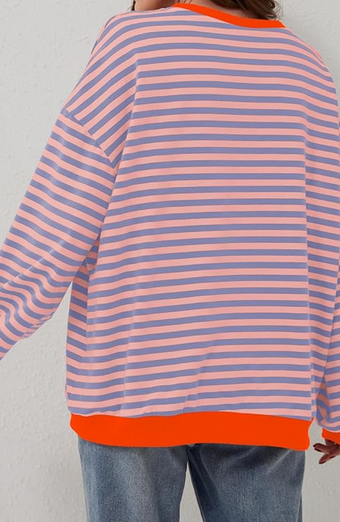 Linda | Pull Oversize à Rayures