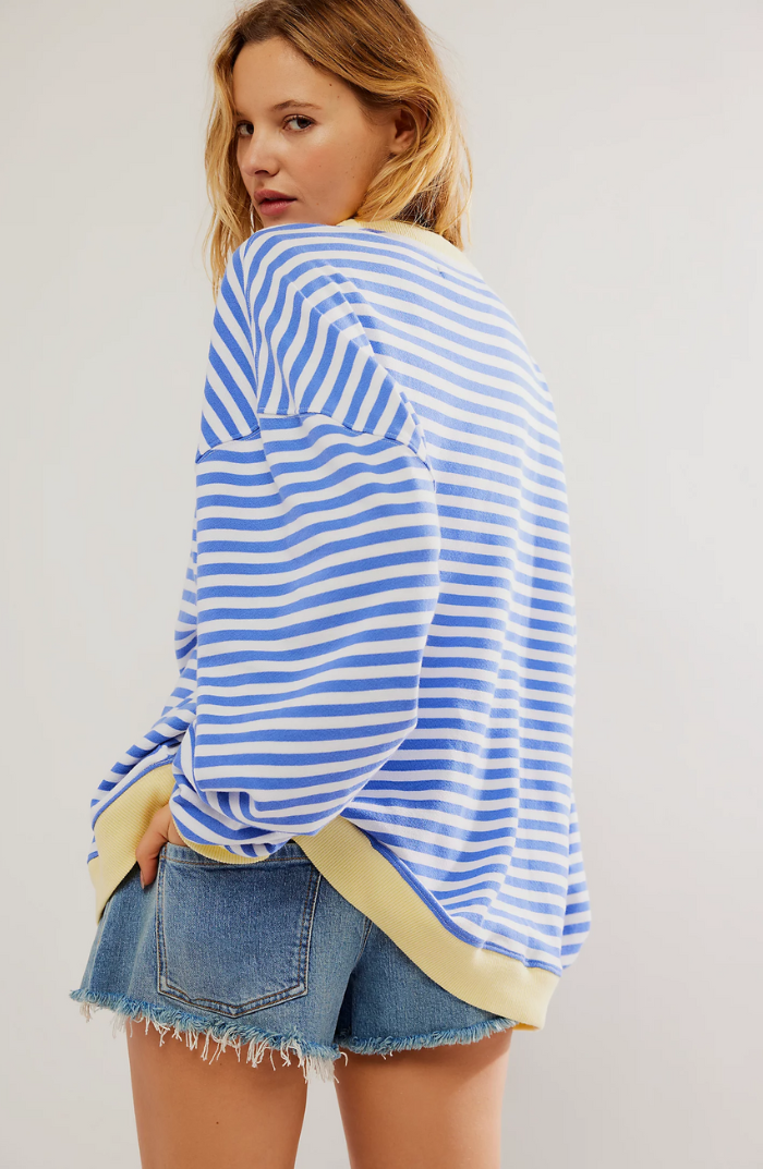 Linda | Pull Oversize à Rayures