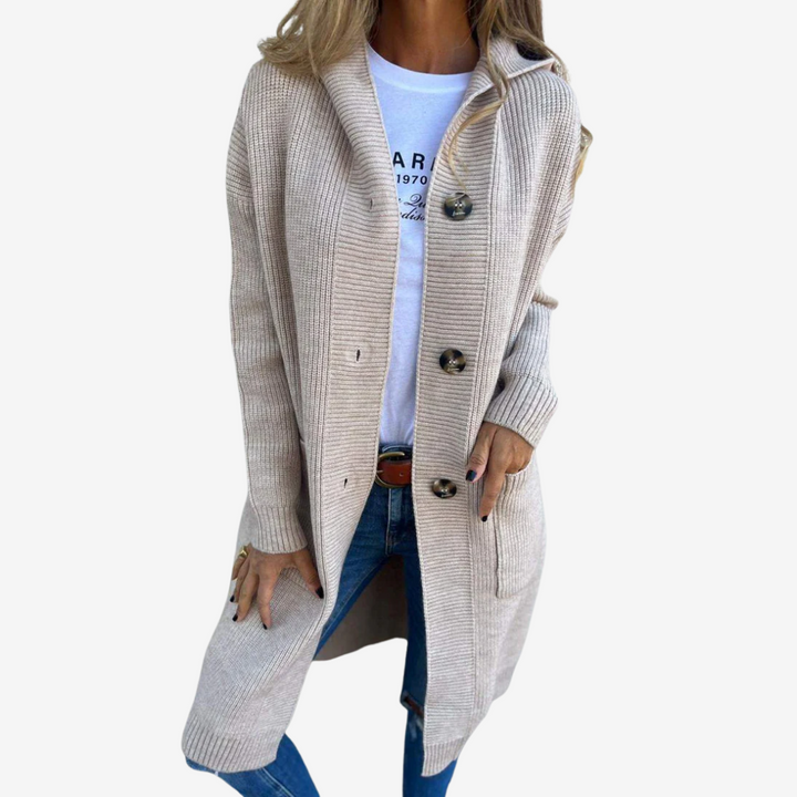 Stéphanie | Cardigan à Capuche
