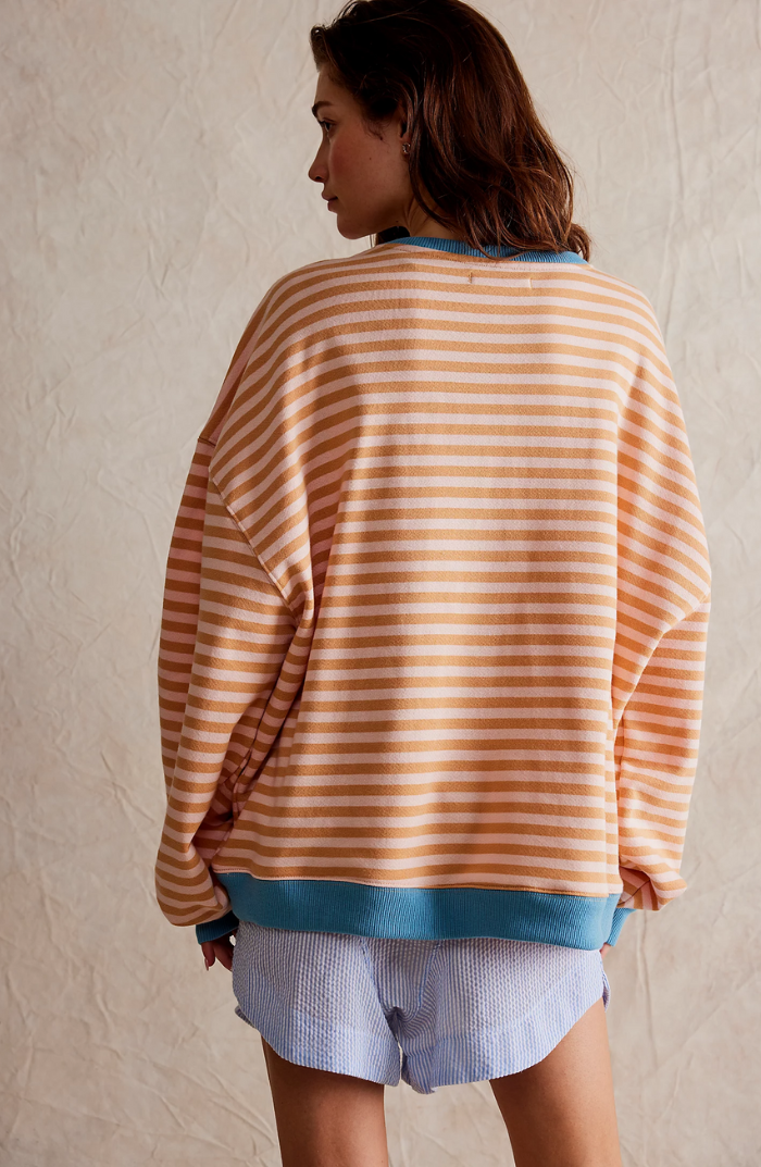 Linda | Pull Oversize à Rayures