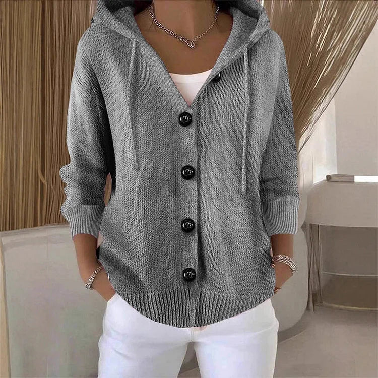 Tita | Cardigan uni à manches longues pour femmes