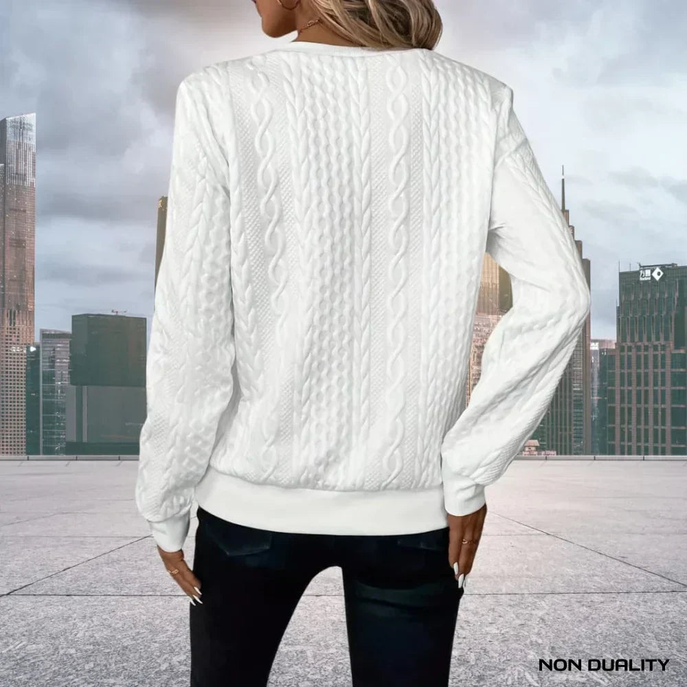 Lia | Pull Zippé Non-Dualité