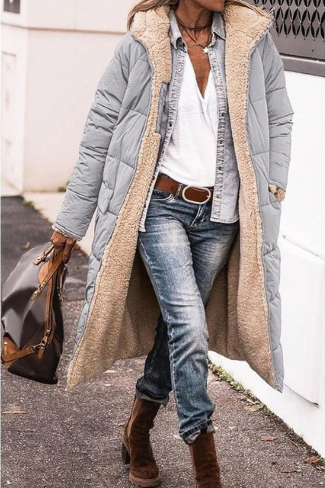 Sasha | Manteau Réversible Élégant Premium