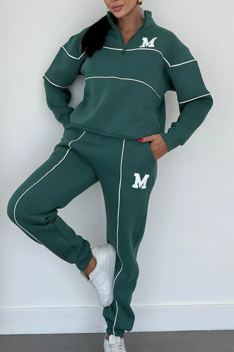 Desiree | Ensemble de détente sportif avec zip