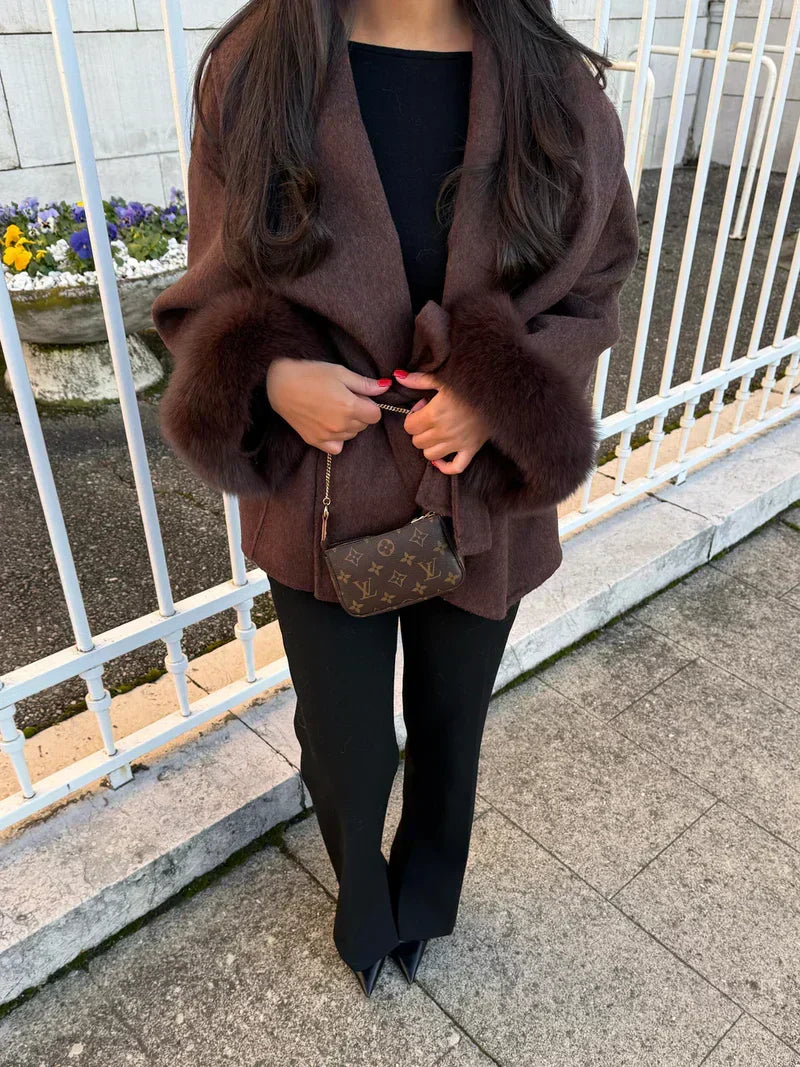Noridale | Manteau Élégant En Velours Sur Mesure