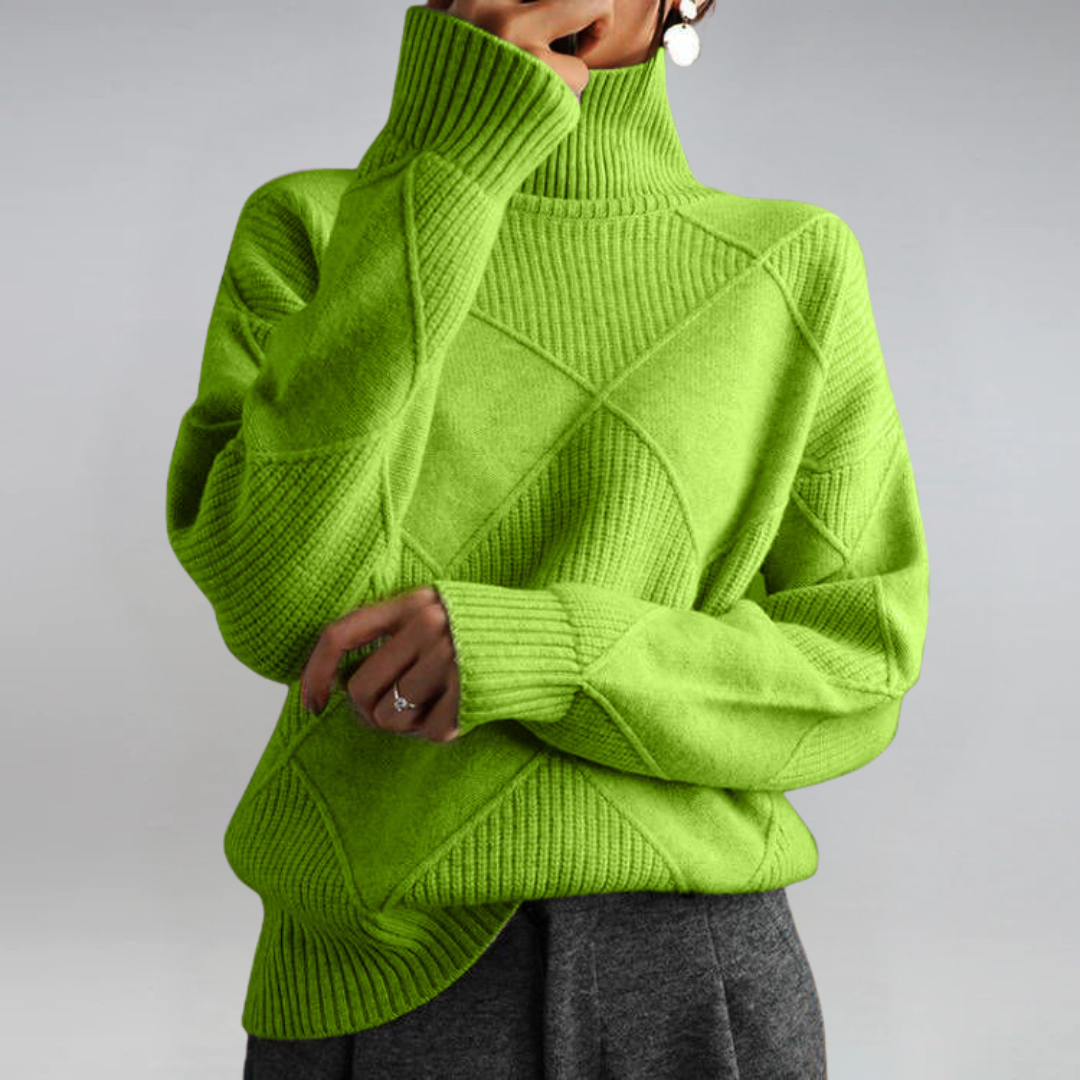 Anne | Pull Col Roulé Luxe
