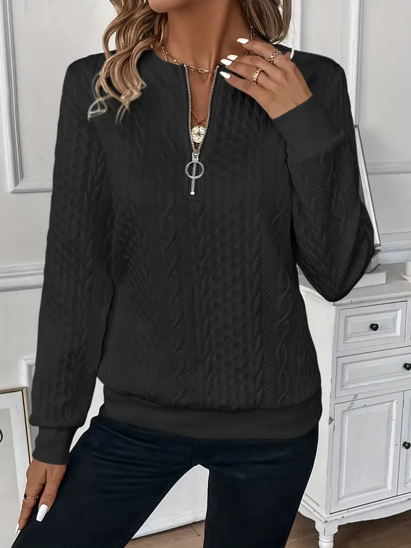 Herald | Pull Élégant avec Zip