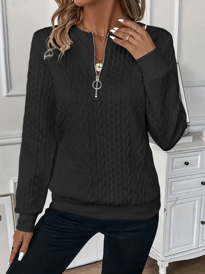 Herald | Pull Élégant avec Zip