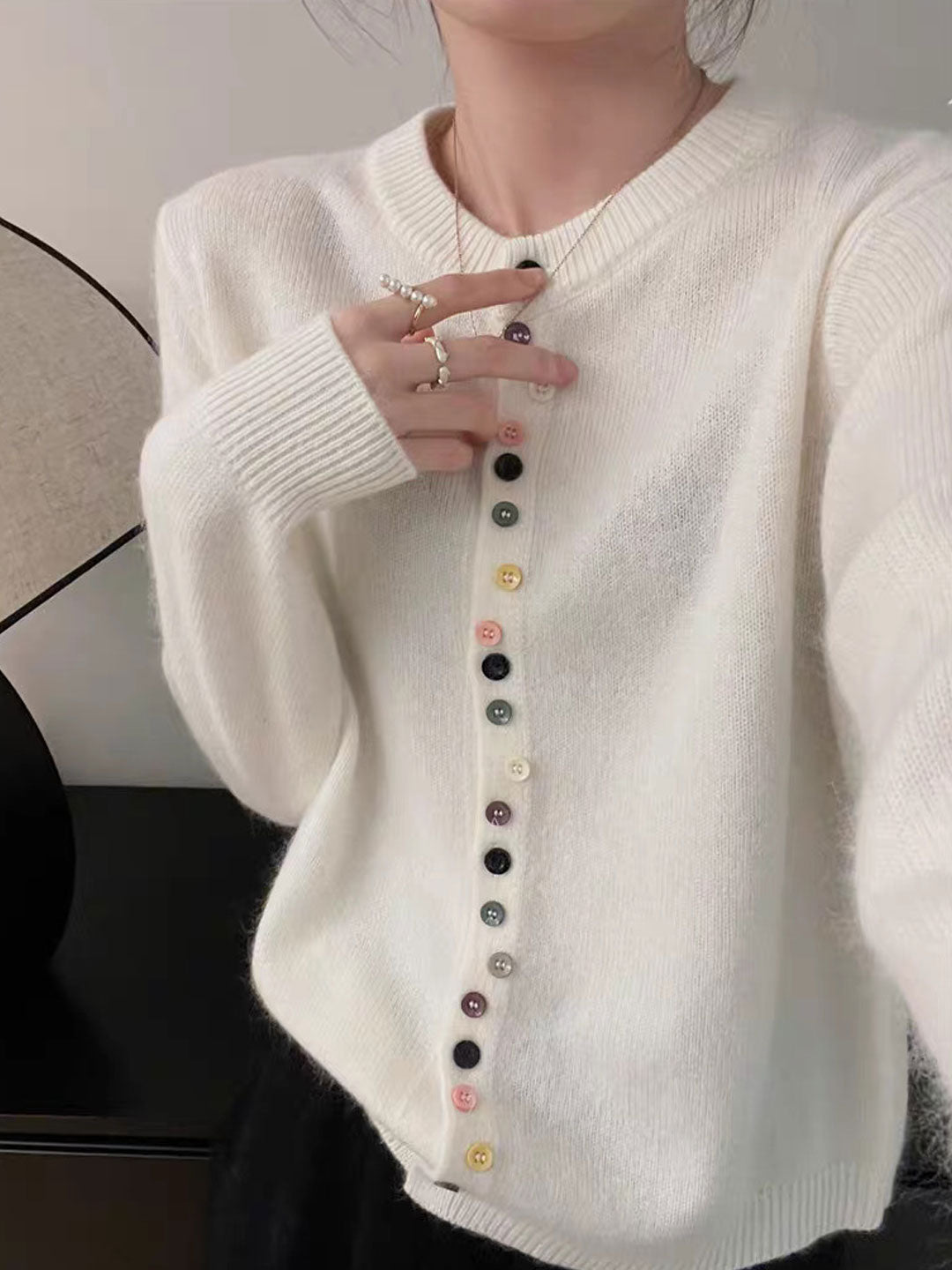 Aaliyah | Élégant Cardigan à Boutons