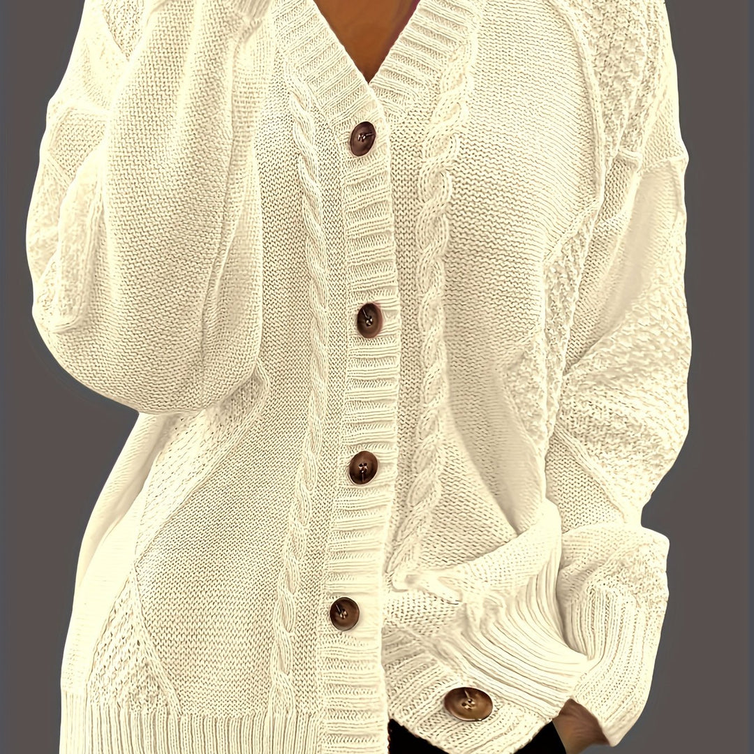 Florine | Pull Doux à Motif Floral Torsadé