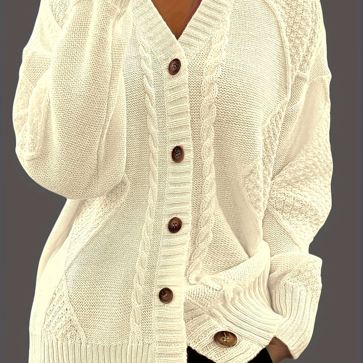 Florine | Pull Doux à Motif Floral Torsadé