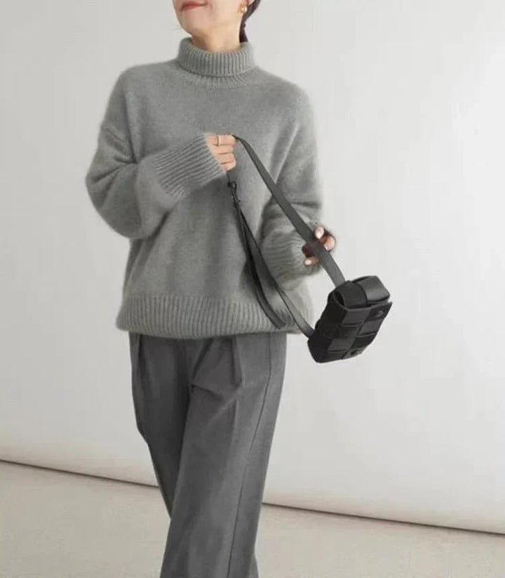 Lisette | Pull col montant en cachemire