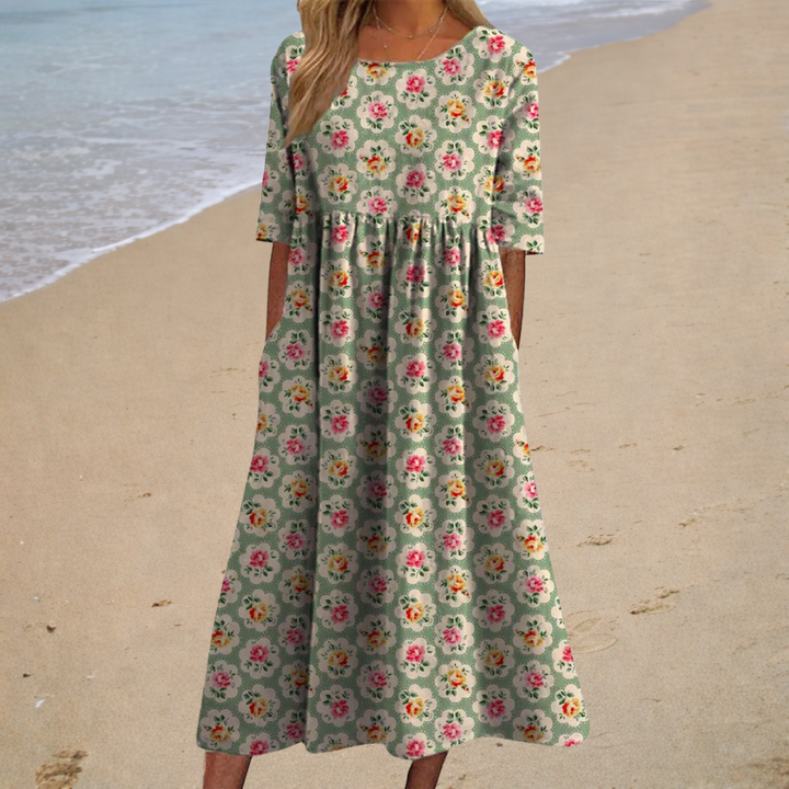 Thais | Robe longue fluide chic et confortable