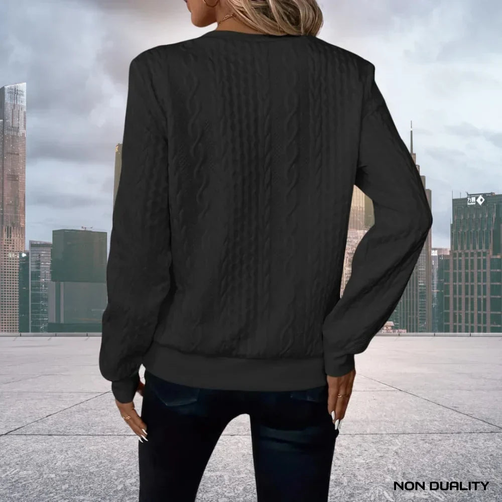 Lia | Pull Zippé Non-Dualité