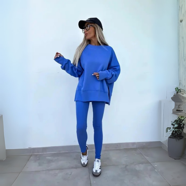 Elvynessa | Ensemble de sweat-shirt à manches longues et pantalons casual