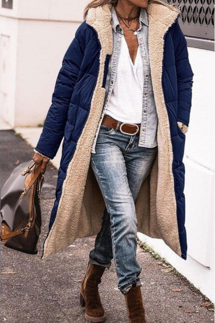 Sasha | Manteau Réversible Élégant Premium