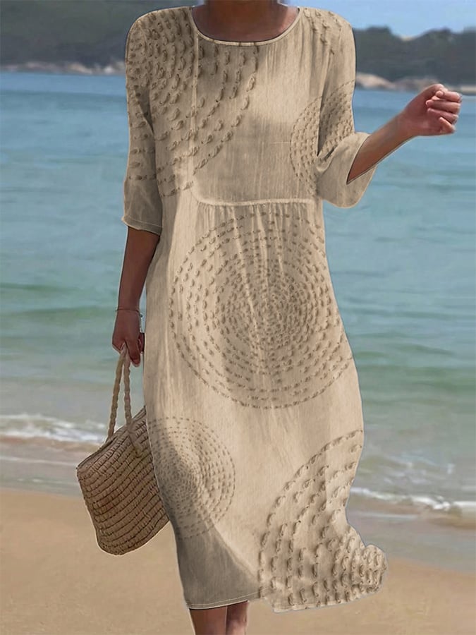 Clémence | Robe décontractée pour femme avec broderies