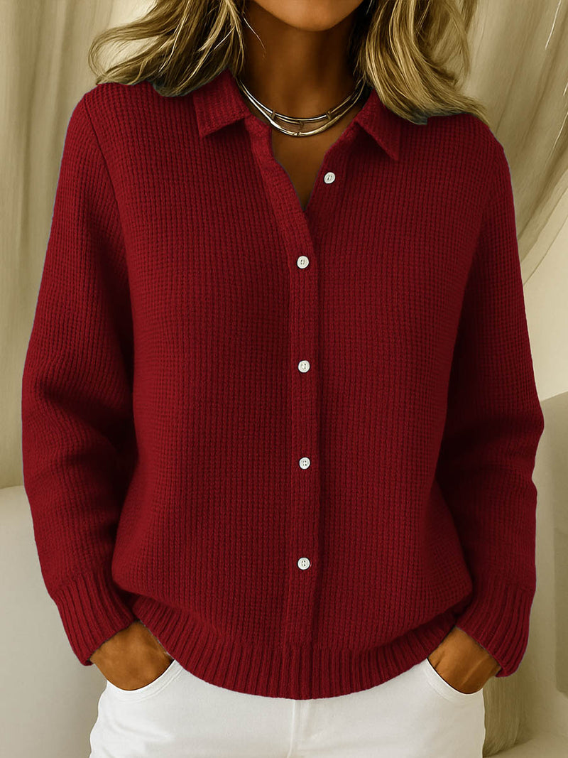 Natalia | Blouse En Tricot Ribbé Douce