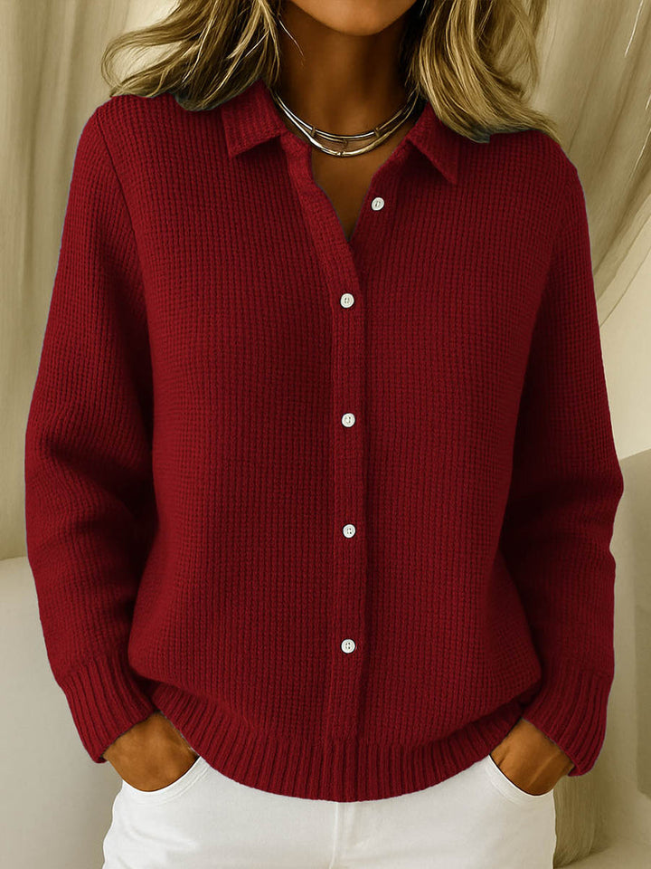 Natalia | Blouse En Tricot Ribbé Douce