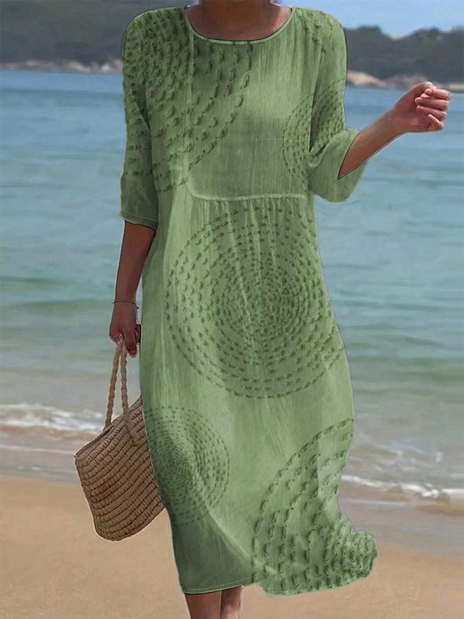 Clémence | Robe décontractée pour femme avec broderies