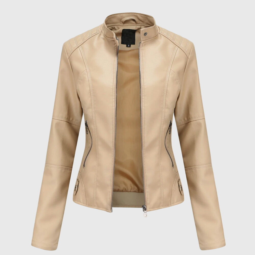 Giorgina | Veste en Cuir Élégante pour Femmes